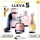 14 - 5 PERFUMES + REGALO (Ariana Grande - J'adore - Good Girl - Scandal - Yara Lattafa + Perfumero regarcable)