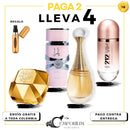 16- 4 PERFUMES + 1 REGALO (Yara+212 vip rose+jadore+lady million + perfumero)