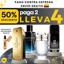 02 - 4 PERFUMES (Invictus + Sauvage + 1million + 212 Vip Black)