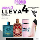 0084 - KIT 1 PERFUME + REGALO (Good girl+Eros+amber rogué+yara+perfumero)