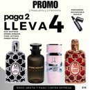 0079- KIT 4 PERFUMES + 2 RAGALOs (Ombre nomade+oud safron+yara latafa+royal amber + 2 perfumeros)