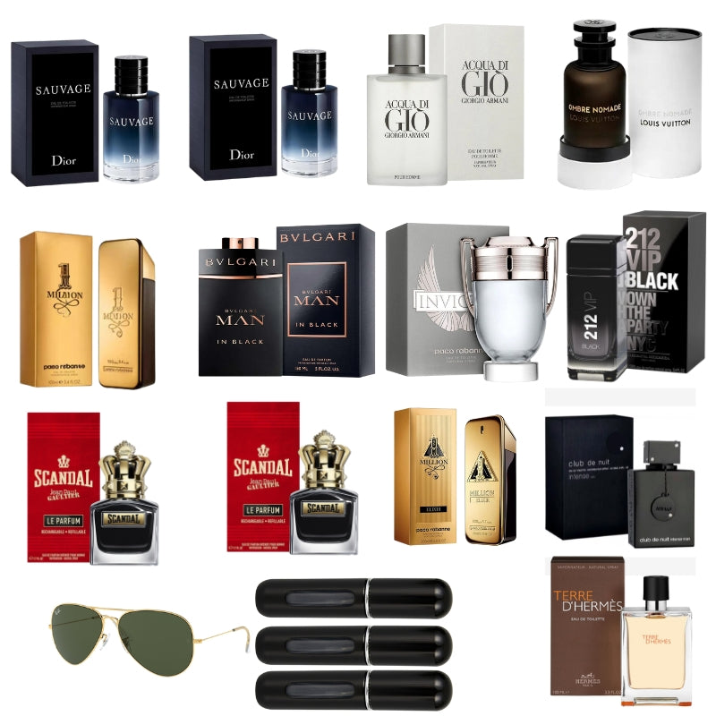 0171 - 13PERFUMES + 3 PERFUMERO + 1 GAFAS