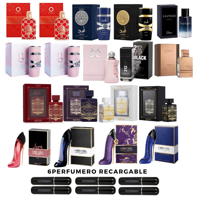 0183 - 18 PERFUMES + 6 REGALO