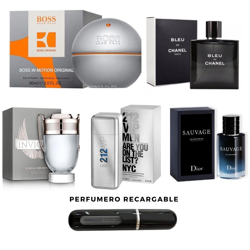 0187 - 5 PERFUMES + 1 REGALO