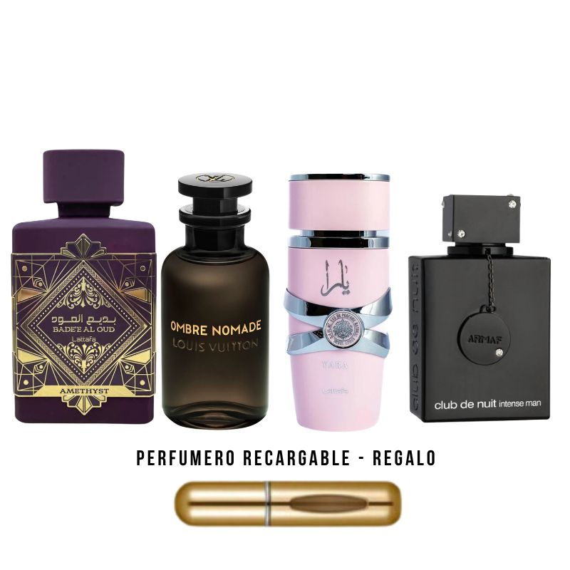 0189 - 4 PERFUMES + 1 REGALO