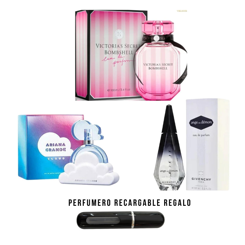 0193 - KIT 3 PERFUMES + REGALO