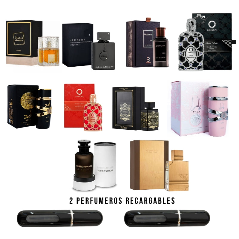 0195 - KIT 10 PERFUMES + 2 REGALO