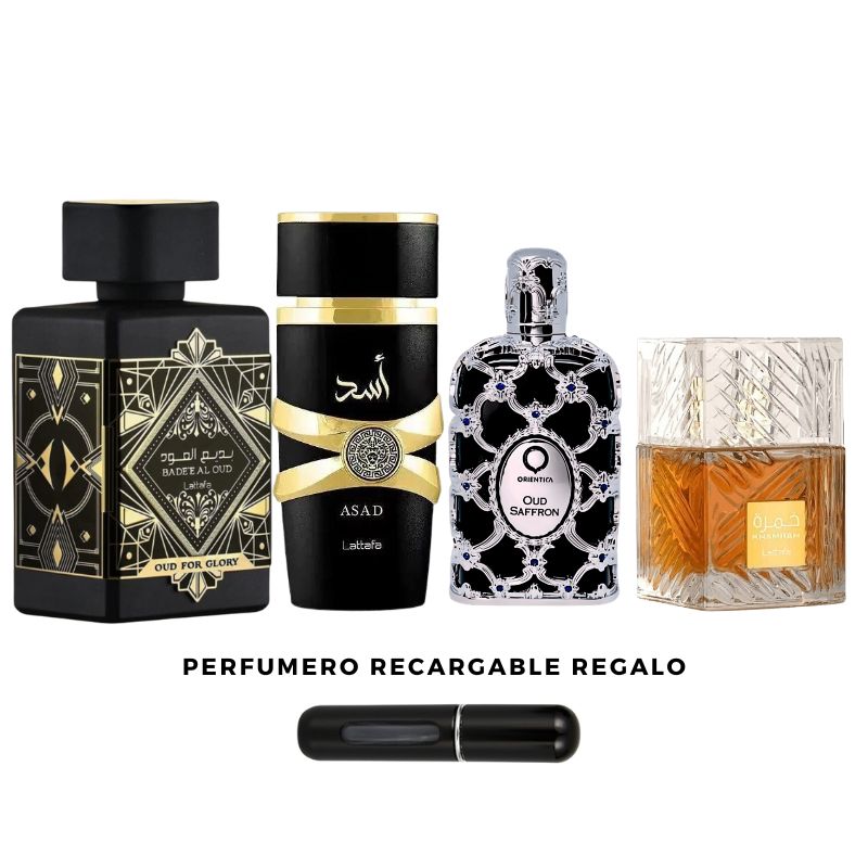 0131 - 4 PERFUMES + 1 REGALO