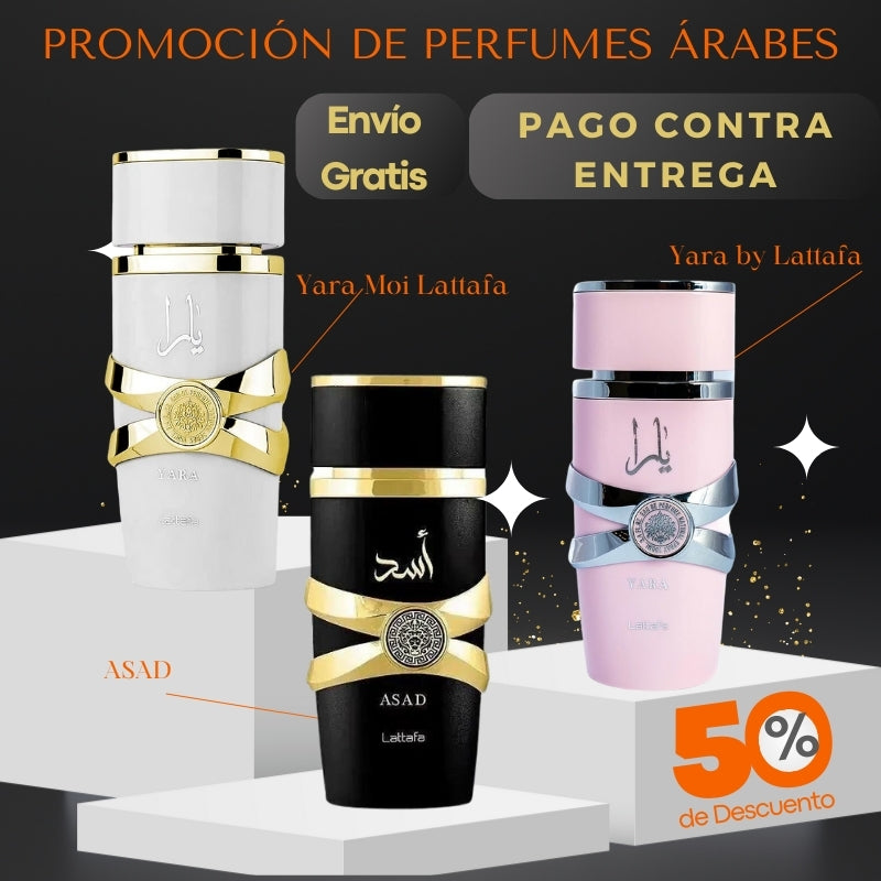 0013 - KIT 3 PERFUMES (Yara, Yara Moi, Asad)