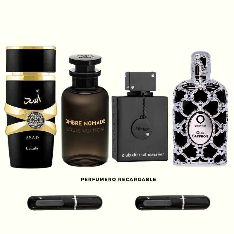 0125 - 4 PERFUMES + 2 PERFUMEROS