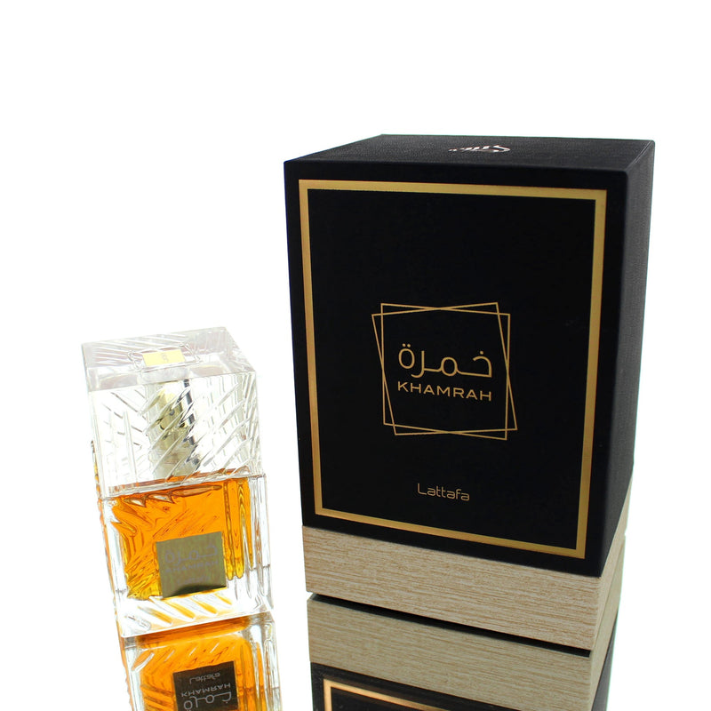 01 - 4 PERFUMES + 1 REGALOS (Scandal+khamrah+Oud saffron+club+1 perfu)