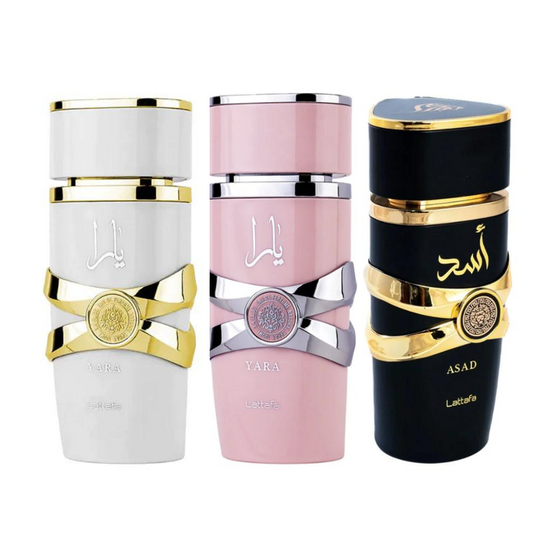 0013 - KIT 3 PERFUMES (Yara, Yara Moi, Asad)