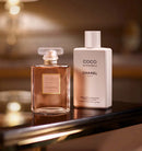 0046 - KIT 5 PERFUMES + REGALO ( amethyste, Asad, coco chanel, valentino, bvlgari + perfumero)